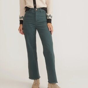 Marine Layer Teal Flare & Wide Leg Jeans